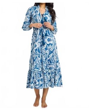 MILLE Astrid Midi Dress - Blue