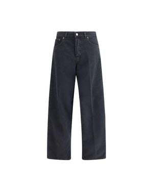 Haikure Cotton Straight-Leg Jeans - Blue