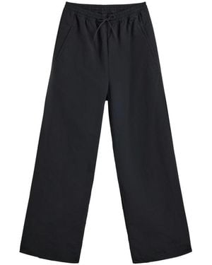 Y-3 Wide-Leg Pants With Adjustable Waistband - Blue