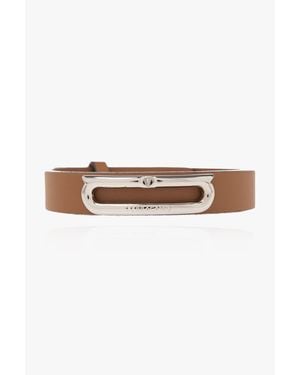 Ferragamo Ferragamo Leather Bracelet - White