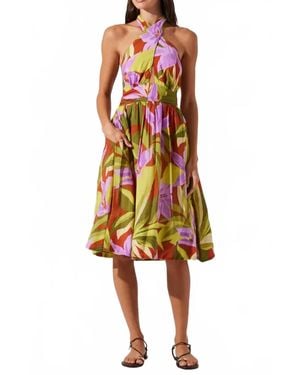 Astr Kalia Dress - Yellow