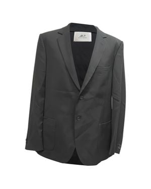 MR P. Mr, P. Single-Breasted Blazer With Pockets - Black