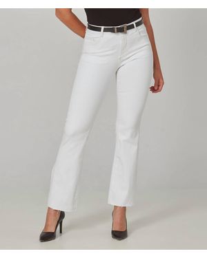 Lola Jeans High-Rise Bootcut Denim Jeans - White