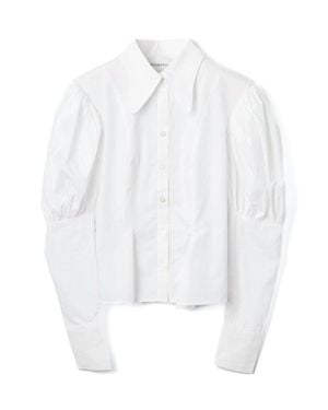 Viktor & Rolf Voluminous Puff Sleeve Shirt - White