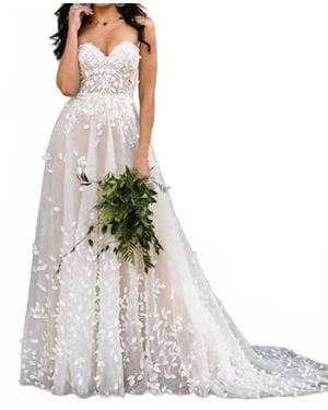 All Who Wander Raine Tulle A-Line Dress - White
