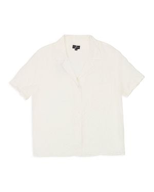 CALLIPYGIAN Bowling Shirt - White