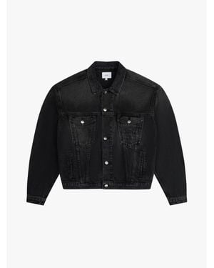 Rhude Oversized Denim Trucker J - Black