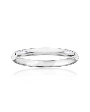 RS Pure By Ross-Simons 14Kt Polished Ring - White