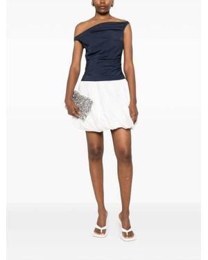 Jonathan Simkhai Salina Bubble Mini Dress - Blue