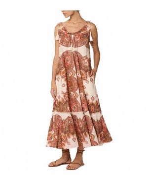 Cleobella Cindy Midi Dress - Brown