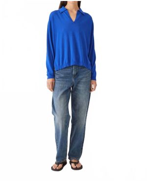 DEMYLEE Sora Long Sleeve Sweater - Blue