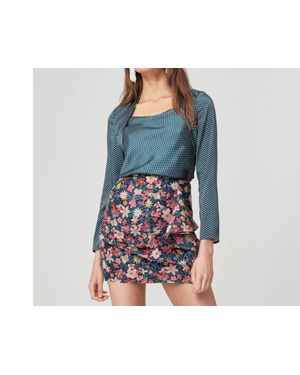 Cameo Collective Time Flew Polka Dot Top - Blue