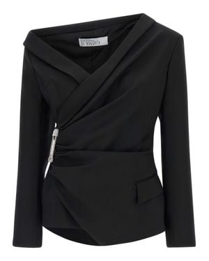 GIUSEPPE DI MORABITO Virgin Wool Blazer - Black