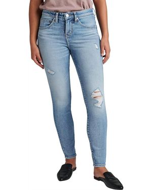 Jag Cecilia Dallas Distressed Skinny Jeans - Blue