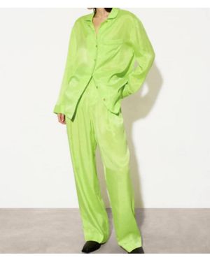 Mara Hoffman Marella Straight Leg Pants - Green