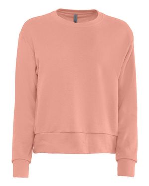 Next Level Laguna Sueded Sweatshirt - Pink