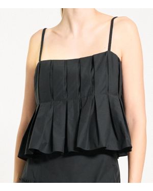 Theory Pleated Camisole - Black