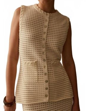 Sancia Thea Knit Vest - Brown