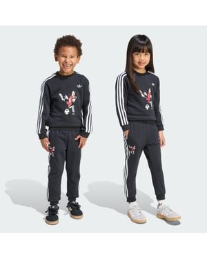 adidas Kids' Disney Crew Set - Black
