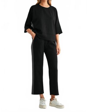 Joh Kirsten Stretch Ponte Top - Black