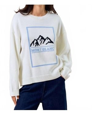 Lalavon Mont Blanc Pull-Over Sweater - Gray