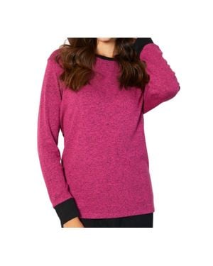 French Kyss Scoop Neck Top - Pink