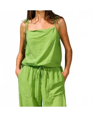 Sundry Strappy Top - Green