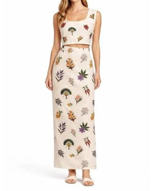 Anna Cate Blake Embroidered Tank - Metallic