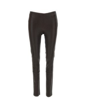 Arma Stretch Nappa Leather Legging Pants - Black