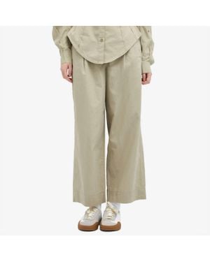 Holzweiler Cyra Wide Leg Trouser - Natural