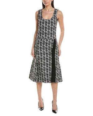 BOSS Doloria Wool-Blend Midi Dress - Black