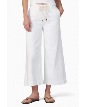 Joe's Jeans Addison Wide Leg Pant - White