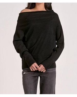 Elan Matilda Off Shoulder Top - Black