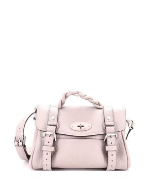 Mulberry Alexa Satchel Nm Leather Mini - Pink