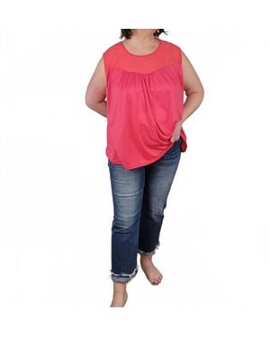 Haptics Adira Sleeveless Top - Pink