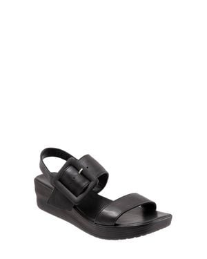 BUENO Marcia Slingback Wedge Sandal - Black