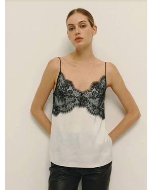 Elodie Bruno Satin Camisole - Natural
