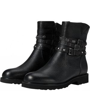David Tate Blade Leather Boots - Black
