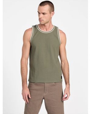 Guess Lucas Ribbed Tank - Green
