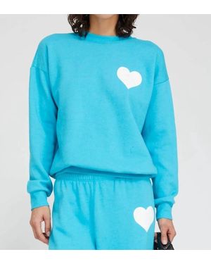 SPRWMN Heart Sweatshirt - Blue
