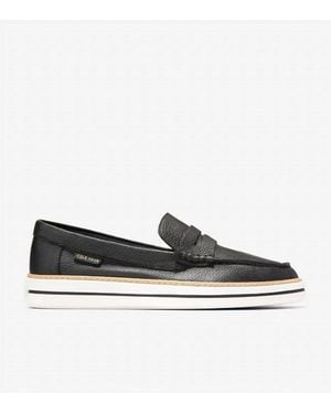 Cole Haan Pinch Long-Weekender Penny Loafers - Black