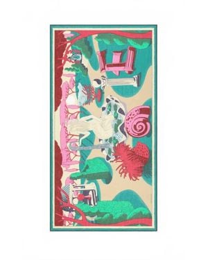 Inoui Edition Jardin Scarf - Pink