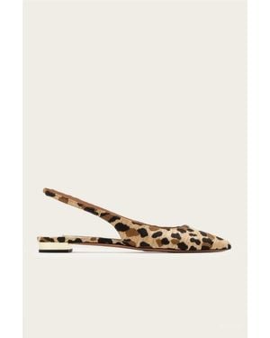 Aquazzura Purist Sling Flat - Natural