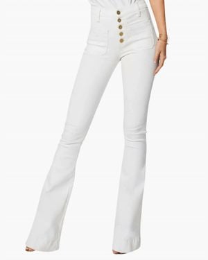 Ramy Brook Cindy High Rise Flare Jean - White