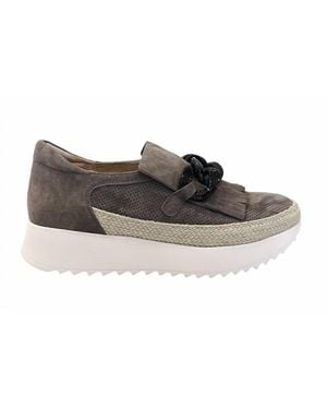 Vaneli Qerene Sneakers In Gray Suede - Black