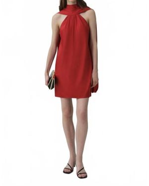 Jonathan Simkhai Toni Satin Dress - Red