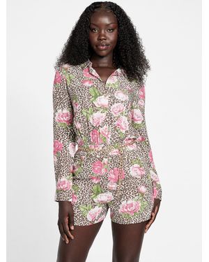 Guess Nina Belted Romper - Multicolor