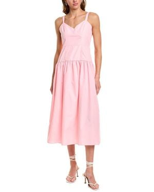 AREA STARS Karin Midi Dress - Pink