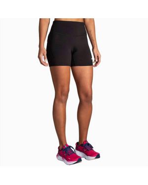 Brooks Spark 5" Short Tight - Black