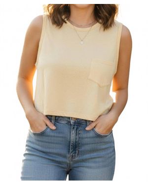 By Together Buttercup Sleeveless Tank Top - Blue